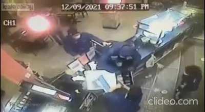 Quick Acting 14 Year Old Shoots Robber Inside Family's Pizzeria...
