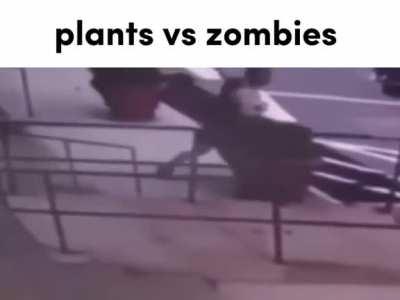 Plant vs zombies (real 🤯)