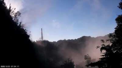 NSF shares video of the Arecibo Telescope collapse