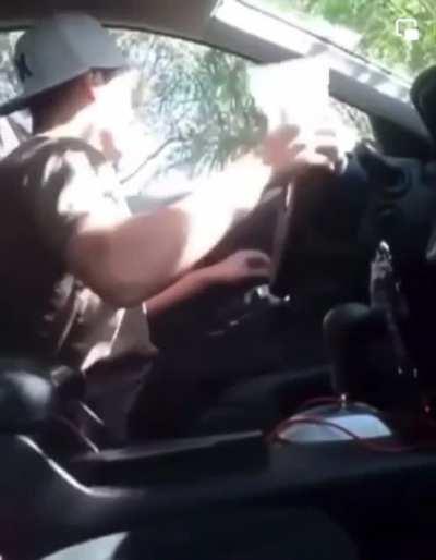 trying to steal weed