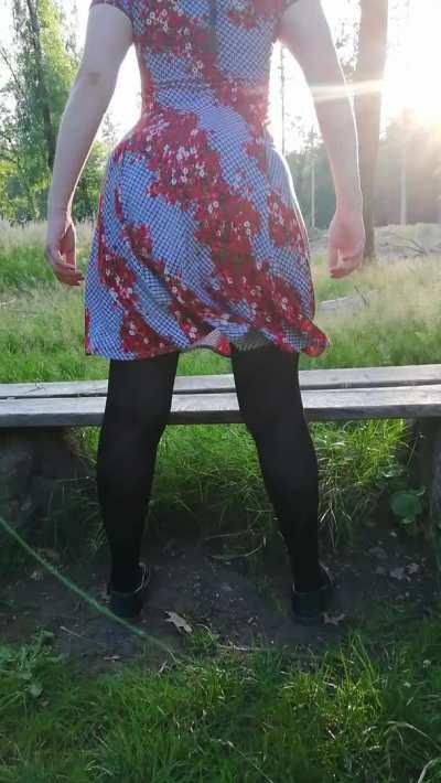 Had fun shaking my ass in the forest. 🤭