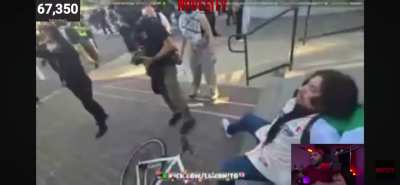 Police in LA shot a man in the dick