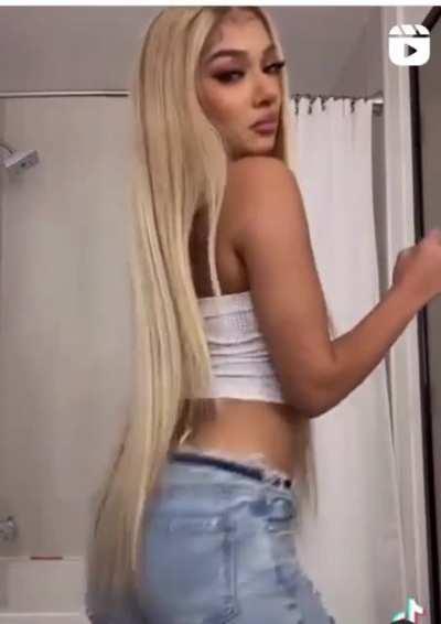 This gonna be on her onlyfans full version in g-string