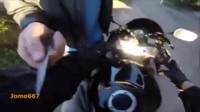 You picked the wrong bike fool