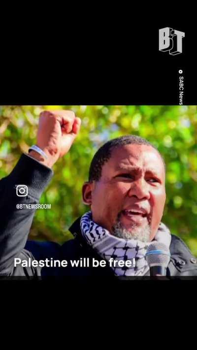 South Africa’s Parliament votes to close the Israeli embassy in Pretoria, and chants of “Free Palestine!” immediately break out among delegates in the hall and on Zoom.