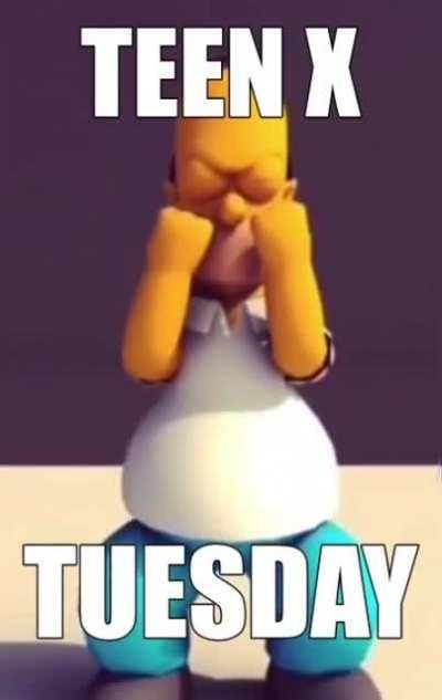 happy TEEN X MF TUESDAY !!! sorry for missing last week i was sick lol