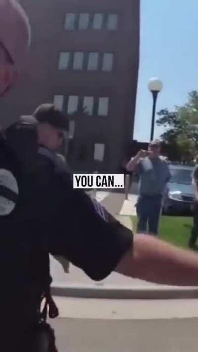 to arrest this protestor