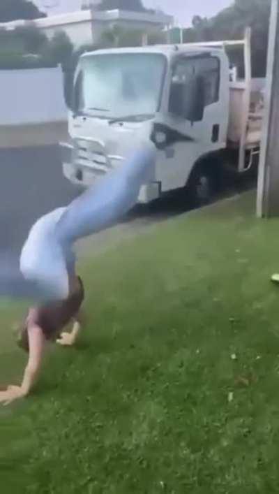 HMC while I do a cartwheel