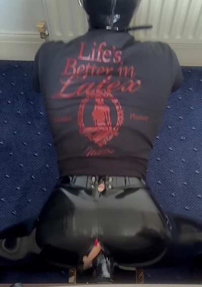 My legs were tied whilst I fucked a dildo 🤤