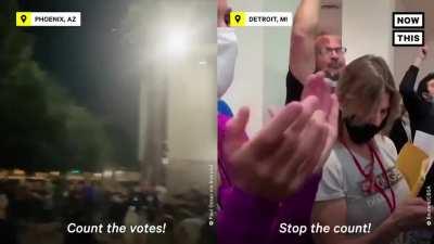 Stop the votes, Count the count!