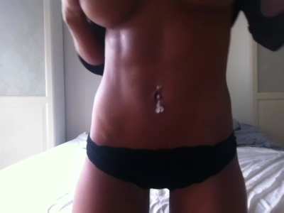 I love that she lifts her top so that she can lotion her tits too