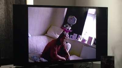 Found this in our home videos of me as a baby