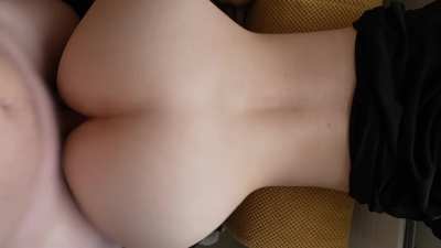My big ass fits nicely into his thrusting lap