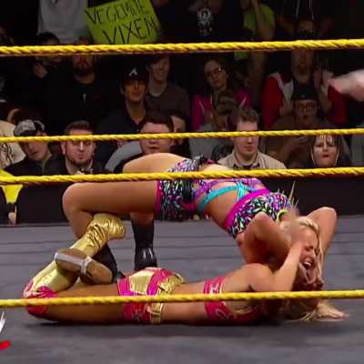 Summer Rae subdued by Emma in slow motion