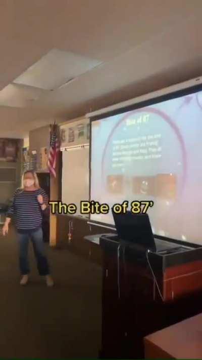 IS THAT THE BITE OF 87???