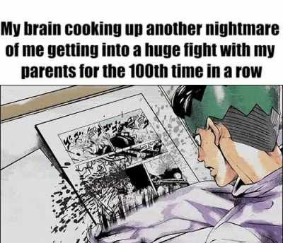 Could I at least dream about getting fired from work or hunted by a serial killer, just to break the monotony??