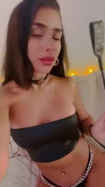 Mommy is ready to play. I want to destroy you [f]