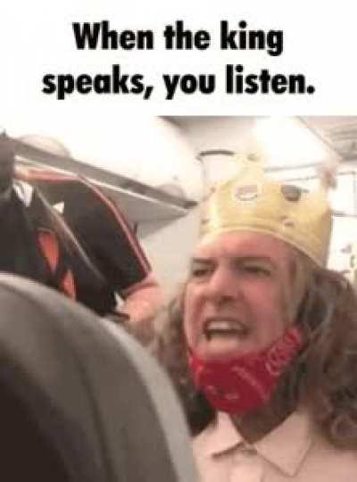 Roomba when your owner speaks you return to charging port.