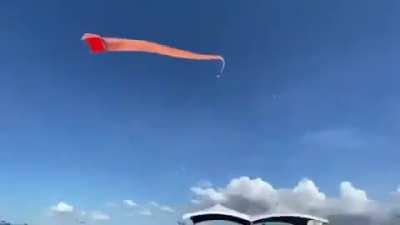 Flying without properly secured shoes