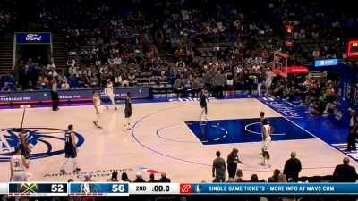 [Highlight] Luka's buzzer beating 3 at the end of the 2Q is overturned (out of bounds). Last two seconds of the half are played at the beginning of the 3Q where Vlatko Cancar hits a half-court 3. A 6-point swing in two seconds. Nuggets win 98-97.