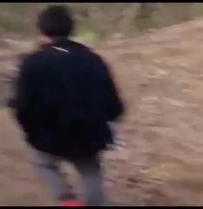 Riding down a hill on a bike with no brakes (aftermath in the comments)