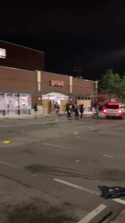 DTLR, Game Stop and Starbucks 😬 Crazy out here tonight. Some good speeches though at other places