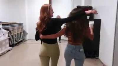 Madelaine and Vanessa Morgan