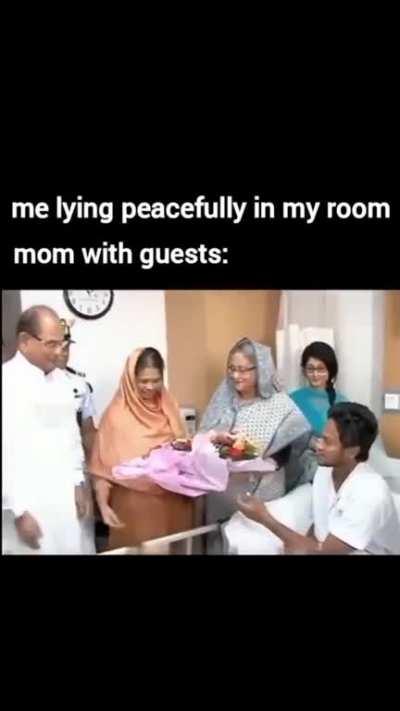 Bro was caught off gaurd.