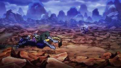 Luffy: Bouncing for several minutes. | Kaido: 