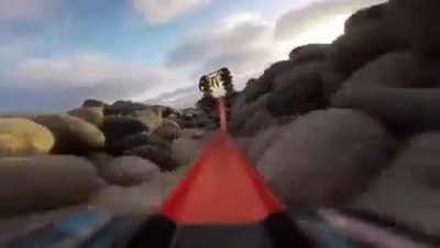 Hot Wheels On The Beach