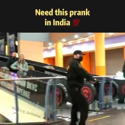Indian police should do this. Haha.