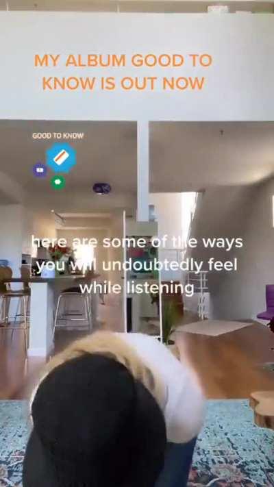 Dancing to ‘Good To Know’ album | TikTok May 2020