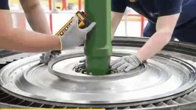 Assembling a 35 million dollar engine