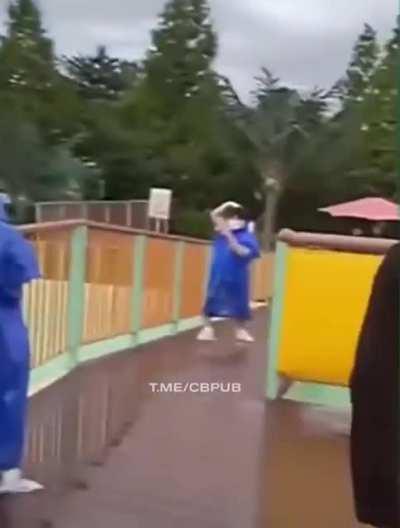 Waiting for the water