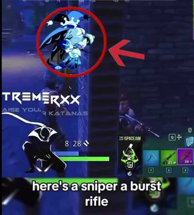 Who let him play fortnite