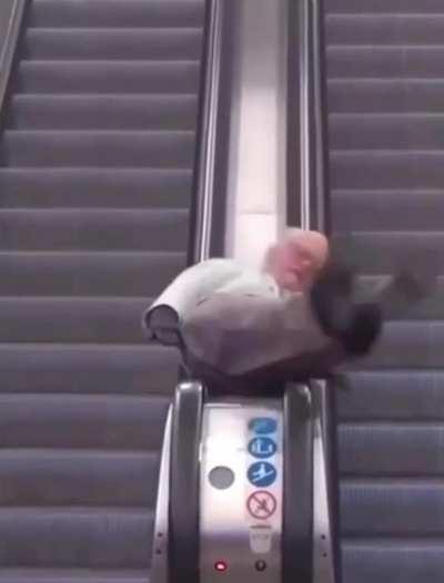 He looks like he's having fun!