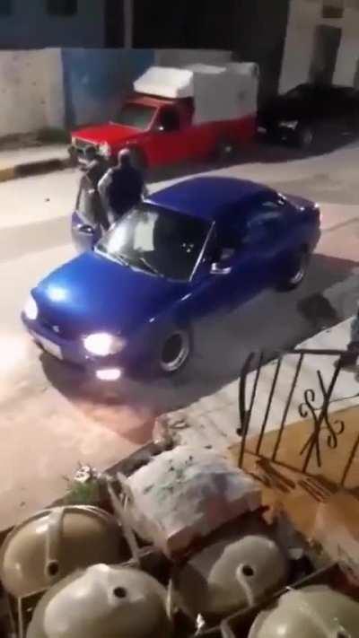 nephew celebrates the uncle's release from prison with shots in the air, ends up killing the uncle due to misuse of the weapon