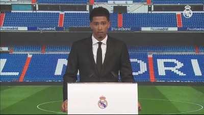 Jude Bellingham's presentation speech.