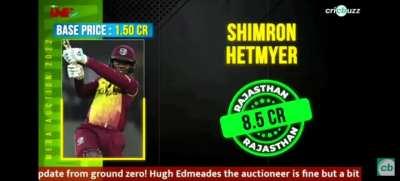 Simon doull on Hetmyer after the mega auction of 2022. Man, that aged like milk. 