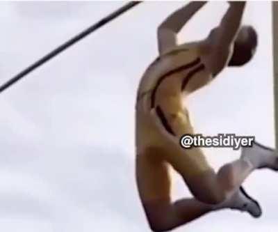 When your dick is so big, it gets in the way