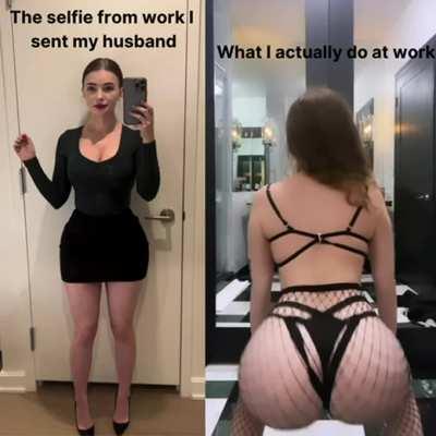 Secretly the office slut