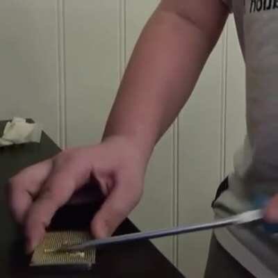 My eyes feel like they got stabbed with that screwdriver.