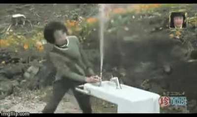 Crazy Water Fountain Prank