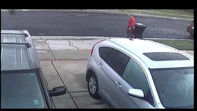 When you procrastinate taking the garbage to the curb just a few seconds too long