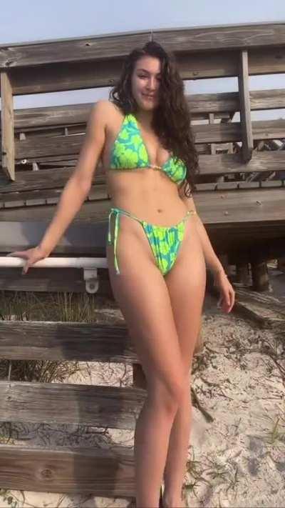 Rachel | in bikini at beach | ig 2023