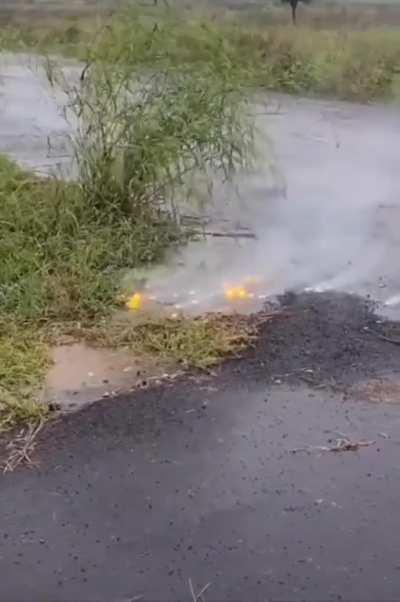 Sodium And Rain Causing Little Explosions!! 