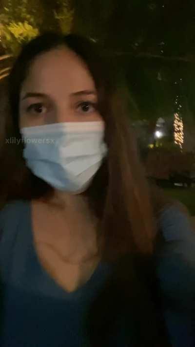 The sign says no smoking no one said I couldn't play with my pussy