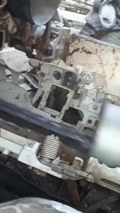 Inside a Ukrainian T-80BV loading and firing, Donetsk Oblast.