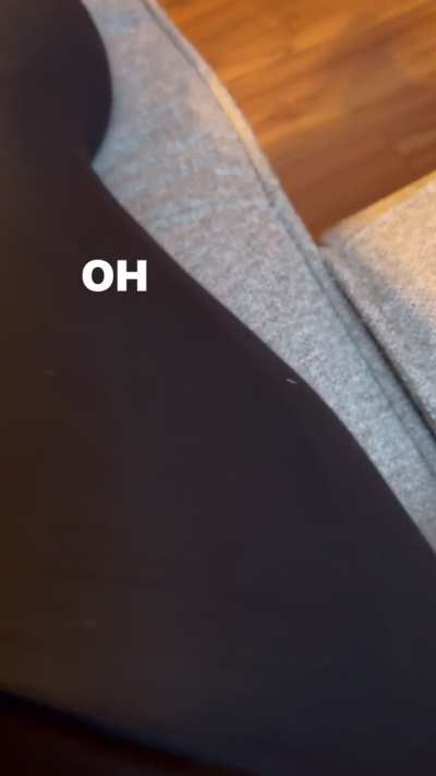 Gassy on my new couch 🛋️ Let me know what you think 😉