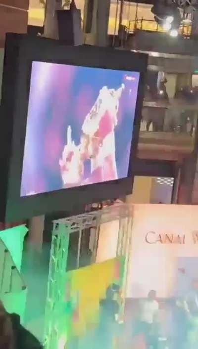 Scenes from last night